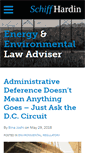 Mobile Screenshot of energyenvironmentallawadviser.com